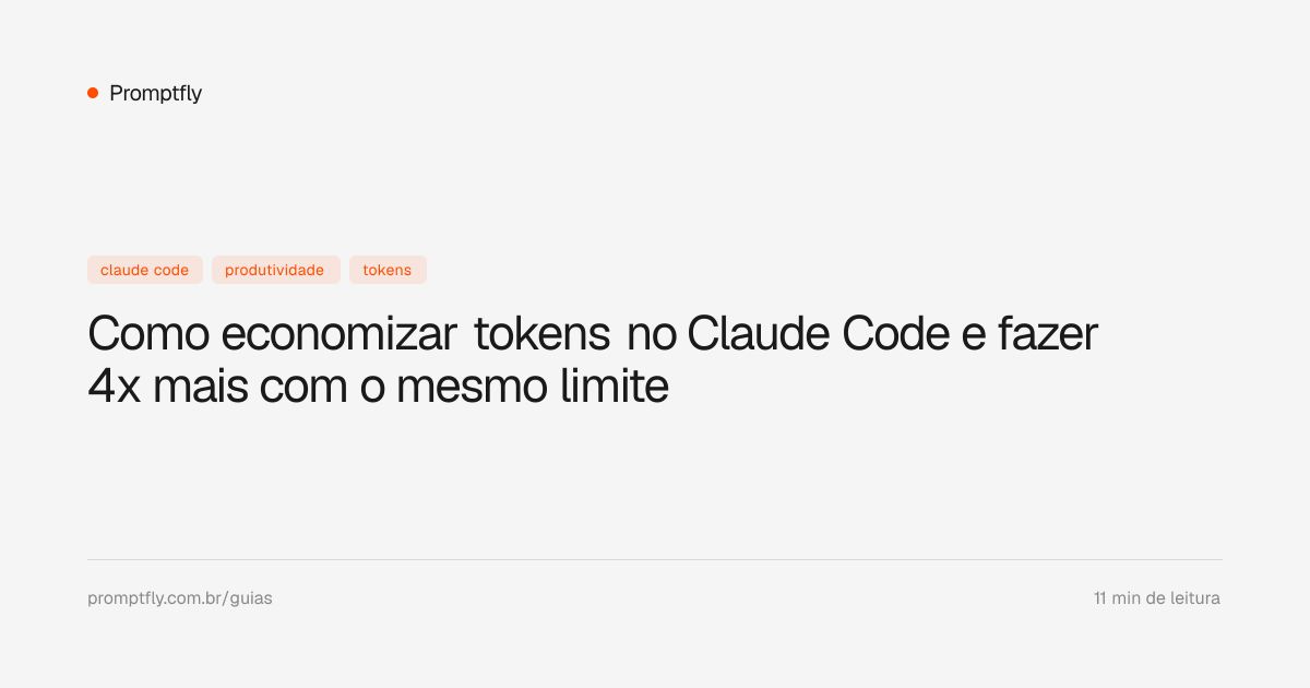 Como economizar tokens no Claude Code e fazer 4x mais com o mesmo ...