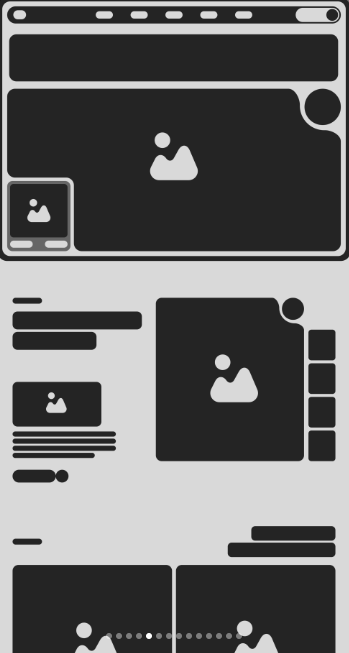 Wireframe: Nome da marca enorme sobre o produto